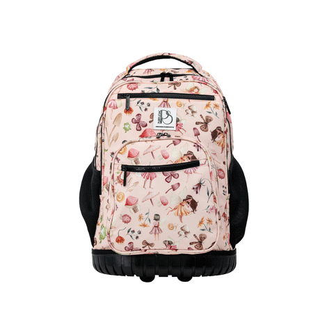 Patterned Trolley Backpack + Matching Lunch Bag