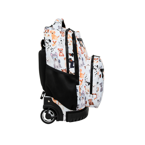 Patterned Trolley Backpack