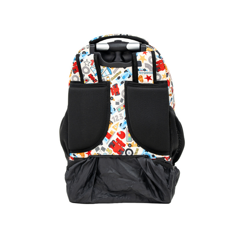 Patterned Trolley Backpack