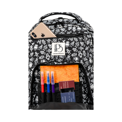 Patterned Trolley Backpack