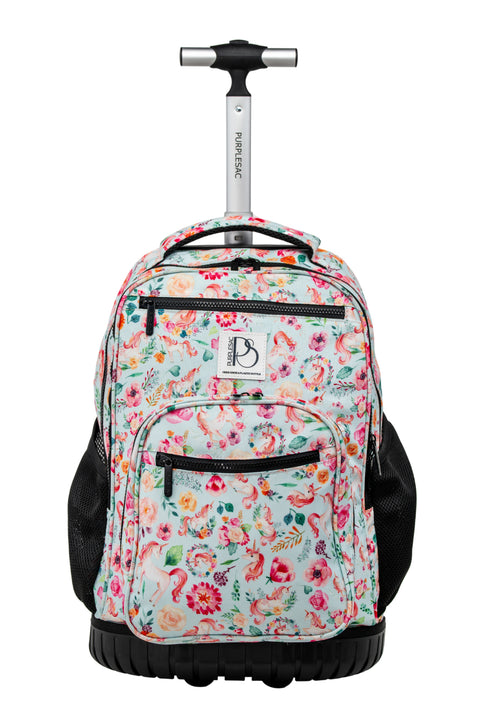 backpack trolley travel bags online purchase Rolling Trolley Backpack | 19inch | Misty Rose