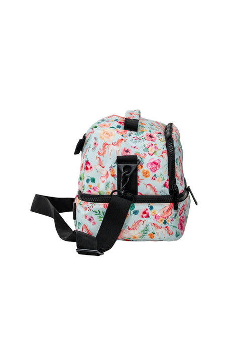 Patterned Trolley Backpack + Matching Lunch Bag