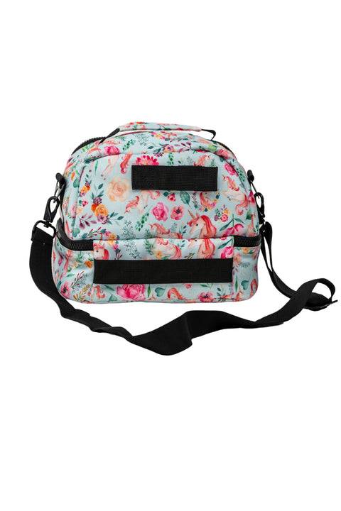 Patterned Trolley Backpack + Matching Lunch Bag