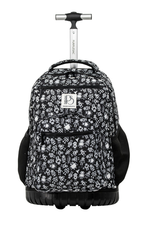 Patterned Trolley Backpack + Matching Lunch Bag