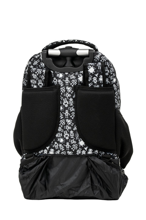 Patterned Trolley Backpack + Matching Lunch Bag