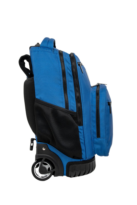 Solid Color Trolley Backpack | Nova Blue | 19 inch