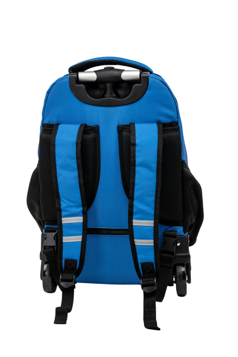 Solid Color Trolley Backpack | Nova Blue | 19 inch