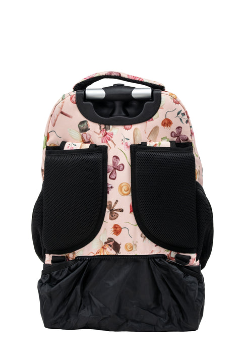 Patterned Trolley Backpack + Matching Lunch Bag