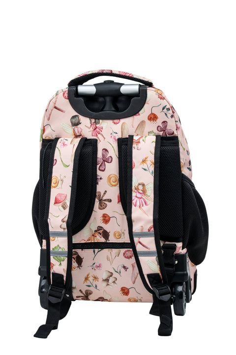 Patterned Trolley Backpack + Matching Lunch Bag