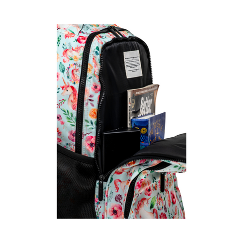 Patterned Trolley Backpack