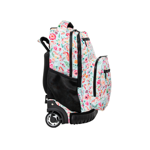 Patterned Trolley Backpack